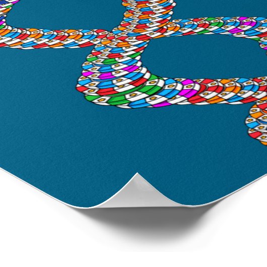 Funny Ker Player Texas Holdem Casino Ker  Poster (Hoek)