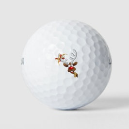 Funny kermas render golfballen