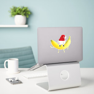 Funny Kerstbanana Sticker