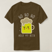 Funny Kerstbeer T-shirt (Design voorkant)
