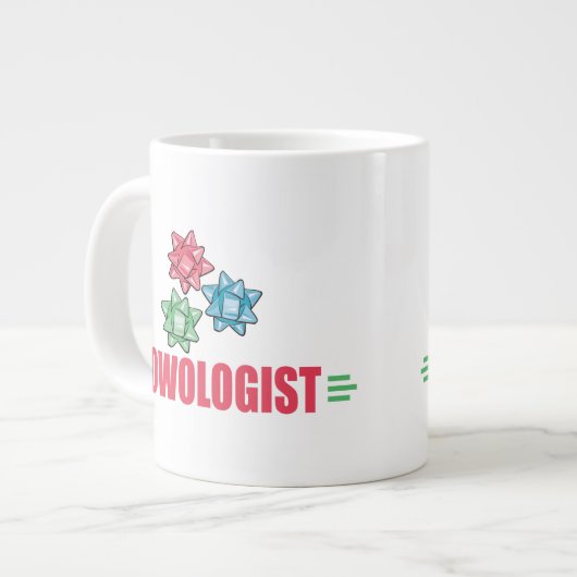 Funny Kerstbow Lover Grote Koffiekop (Links)