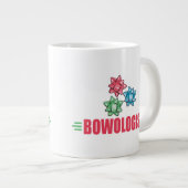 Funny Kerstbow Lover Grote Koffiekop (Voorkant rechts)