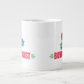 Funny Kerstbow Lover Grote Koffiekop (Voorkant)