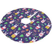 Funny KerstBunnies Kerstboom Rok (Gekanteld)