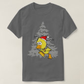 Funny KerstChicken T-shirt (Design voorkant)