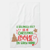 Funny Kerstcookie Kitchen Towel Decor Theedoek (Verticaal)