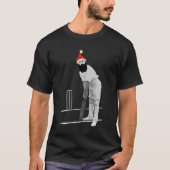 Funny Kerstcricket Tshirt (Voorkant)