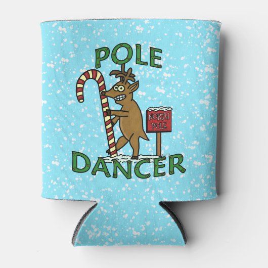 Funny Kerstdaner Reindeer Pun Blikjeskoeler (Voorkant)