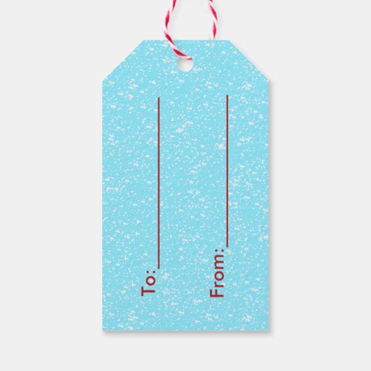 Funny Kerstdaner Reindeer Pun Cadeaulabel (Achterkant)