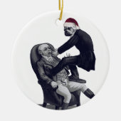Funny Kerstdentist Keramisch Ornament (Voorkant)