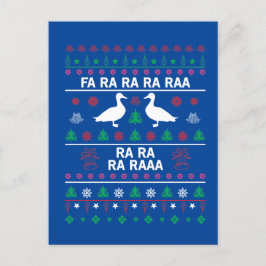 Funny Kerstduck Holiday Card Feestdagenkaart