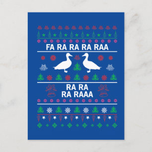 Funny Kerstduck Holiday Card Feestdagenkaart