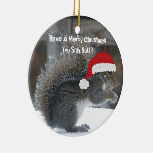 Funny Kersteekhoorn Ornament (Rechts)
