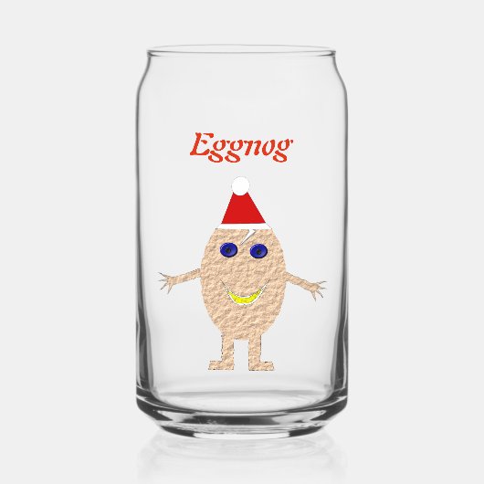 Funny Kerstei Aangepast Blikvorm Glas (Voorkant)