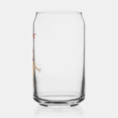 Funny Kerstei Aangepast Blikvorm Glas (Links)