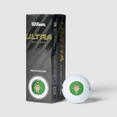 Funny Kerstei Golf Ball Golfballen (Verpakking)