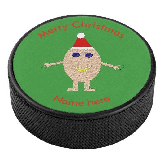 Funny Kerstei Hockey Puck (3/4)