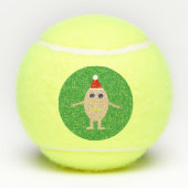 Funny Kersteieren Tennisballen (Achterkant)