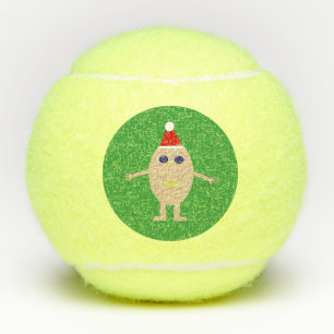 Funny Kersteieren Tennisballen