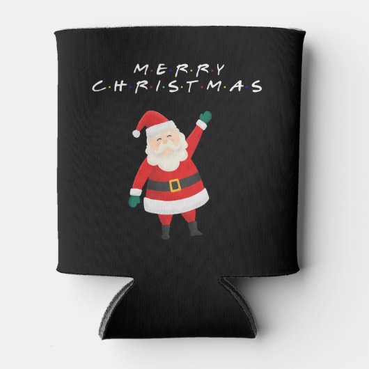 Funny Kerstfeest Blikjeskoeler (Voorkant)