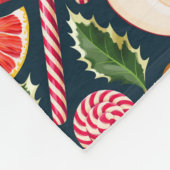 Funny Kerstfeest Fleece Blanket (Hoek)