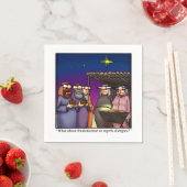 Funny Kerstfeest Humor-feest Napkins Servet (Insitu)