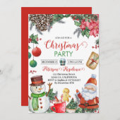 Funny  kerstfeest kaart (Voorkant / Achterkant)