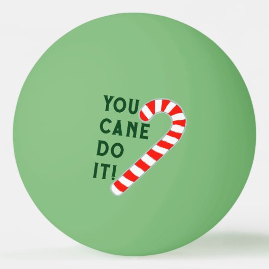 Funny Kerstfeestay Ping Pong Ball (Voorkant)
