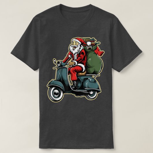 Funny Kerstfeestbekermotor S T-shirt (Design voorkant)