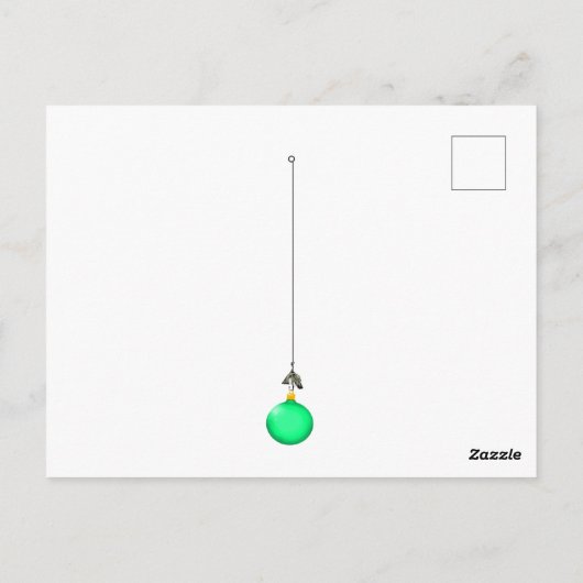 Funny Kerstfeestdag Briefkaart (Achterkant)