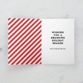 Funny Kerstfeestdag Feestdagen Kaart (Binnen)