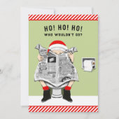 Funny Kerstfeestdag Kaart (Voorkant)