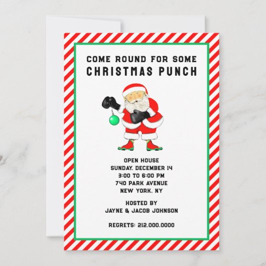 Funny Kerstfeestdag Kaart (Voorkant)