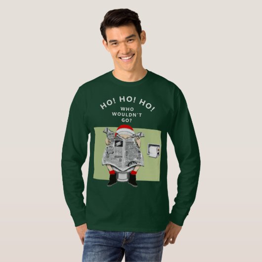 Funny Kerstfeestdag T-shirt (Voorkant volledig)