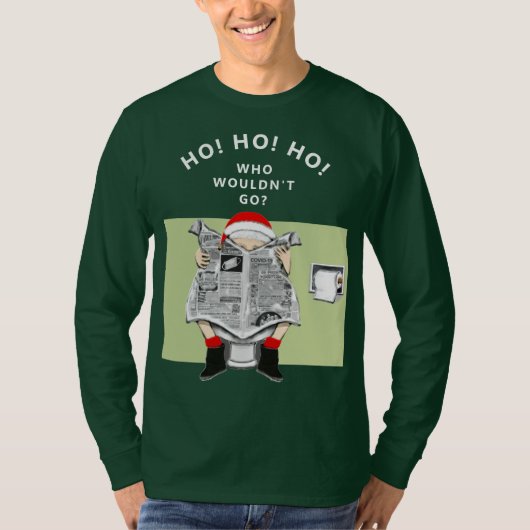 Funny Kerstfeestdag T-shirt (Voorkant)