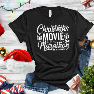 Funny Kerstfilm marathon in uitvoering T-shirt