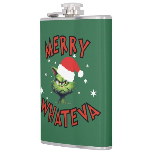 Funny kerstfles heupfles (Links)