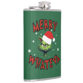 Funny kerstfles heupfles (Rechts)