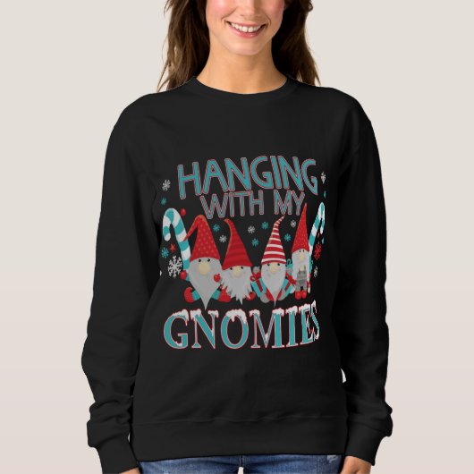 Funny Kerstgarden Gnome Gnomies Trui (Voorkant)