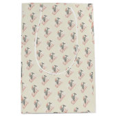 Funny Kerstgnome Medium Cadeauzakje (Voorkant)