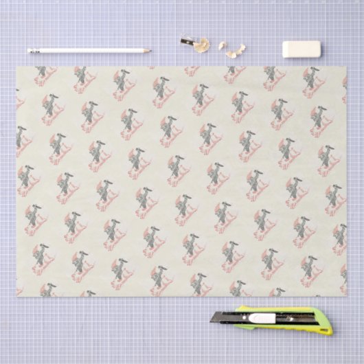 Funny Kerstgnome Tissuepapier (Craft)