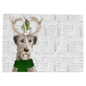 Funny KerstIrish Wolfhound Hondenliefhebber Groot Cadeauzakje (Achterkant)
