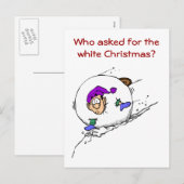 Funny Kerstjokes Feestdagenkaart (Voorkant / Achterkant)