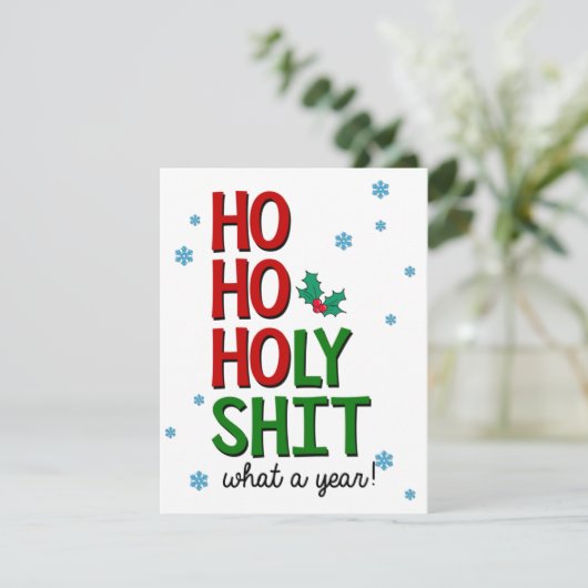 Funny kerstkaart (Staand voorkant)