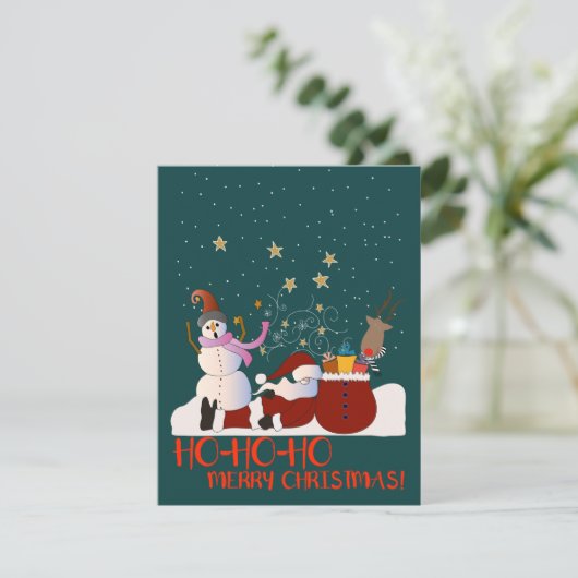 Funny kerstkaart (Staand voorkant)