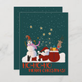 Funny kerstkaart (Voorkant / Achterkant)