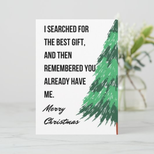 Funny kerstkaart (Staand voorkant)