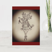 Funny kerstkaart feestdagen kaart (Voorkant)