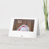 Funny kerstkaart feestdagen kaart (Achterkant)