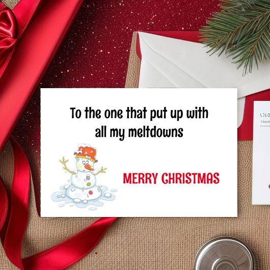 Funny kerstkaart feestdagen kaart